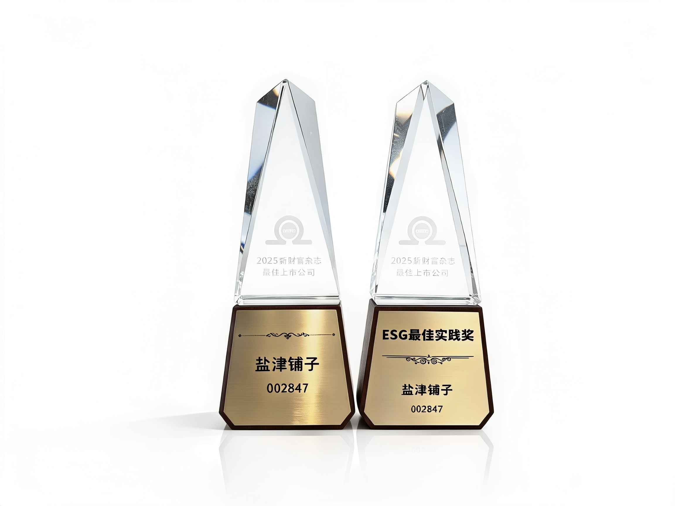 鹽津鋪子斬獲2025年新財富雜志最佳上市公司、ESG最佳實踐公司雙項榮譽